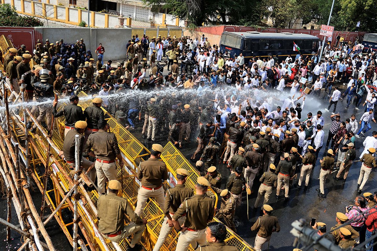 Congress Protest In Support Of Farmers In Rajasthan
Az indiai kormány utasította az X-et, hogy tiltsa le demonstrálók fiókjait.