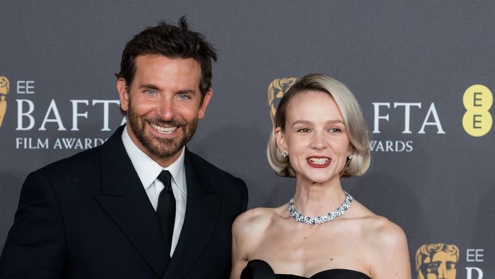 EE BAFTA Film Awards 2024 In LondonLONDON, UNITED KINGDOM - FEBRUARY 18, 2024: Carey Mulligan and Bradley Cooper attend the EE BAFTA Film Awards ceremony at The Royal Festival Hall in London, United Kingdom on February 18, 2024. (Photo by WIktor Szymanowicz/NurPhoto) (Photo by WIktor Szymanowicz / NurPhoto / NurPhoto via AFP)