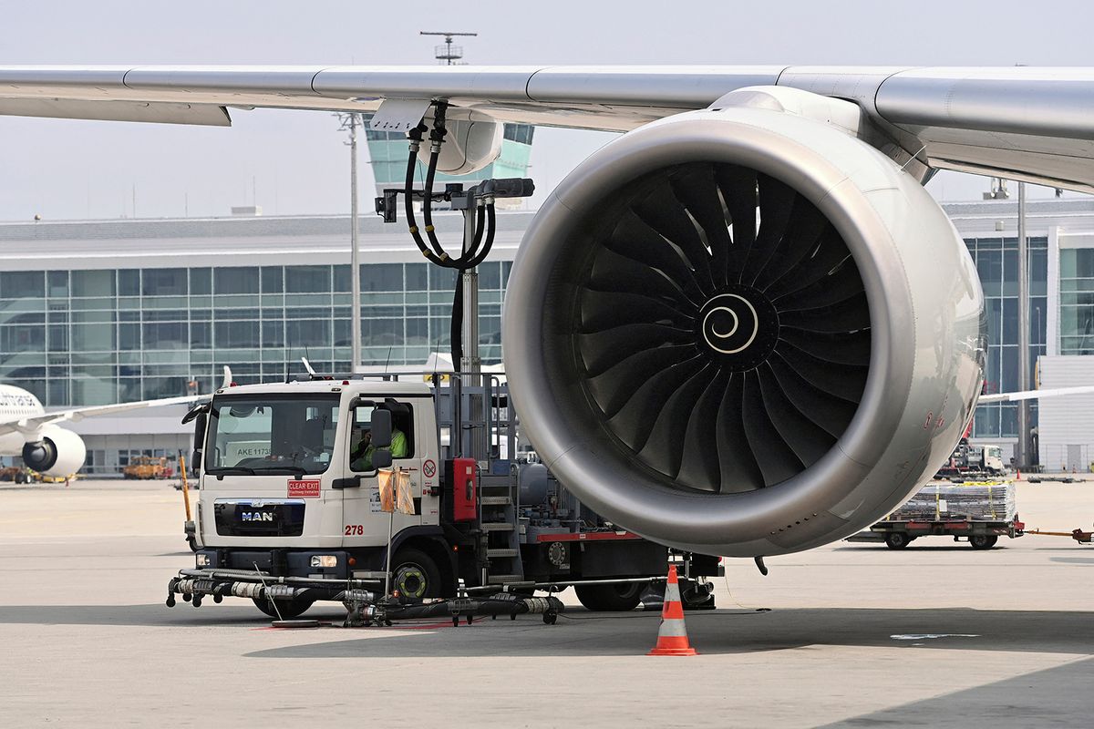 Franz Josef Strauss Airport in Munich.