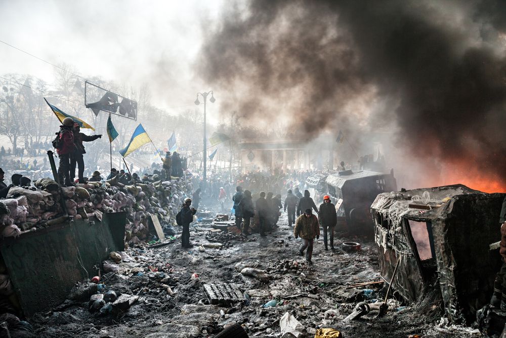 Kiev,,Ukraine,-,January,25,,2014:,Mass,Anti-government,Protests,In