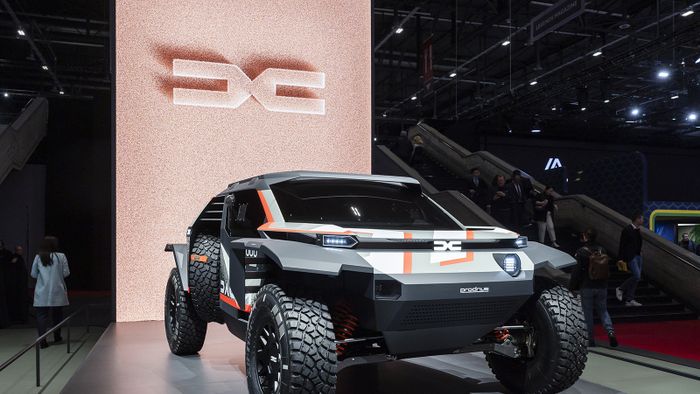 Genf, 2024. február 26.Az új Dacia Sandrider a 91. Genfi Nemzetközi Autószalon sajtónapján, 2024. február 26-án.MTI/EPA/Keystone/Cyril Zingaro