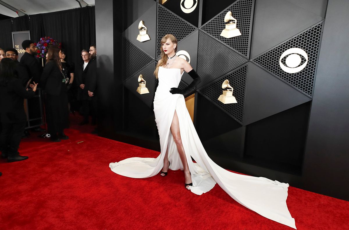 SWIFT, TaylorLos Angeles, 2024. február 5.
Taylor Swift amerikai énekesnő, dalszerző a Grammy-díjak 66. átadási ünnepségén Los Angelesben 2024. február 4-én.
MTI/EPA/Caroline Brehman