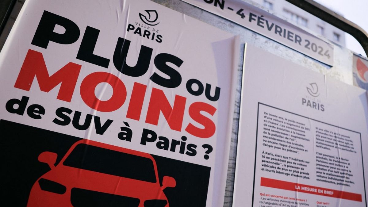 A párizsiak a SUV-ok parkolási díjának megháromszorozására szavaztak
