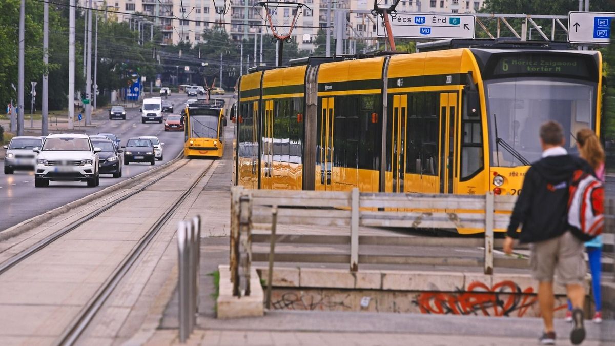 Hétfőn pótlóbuszokra kell számítani a 6-os villamos vonalán