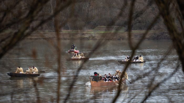 busójárás,mohács,sokác,2024,február,mti