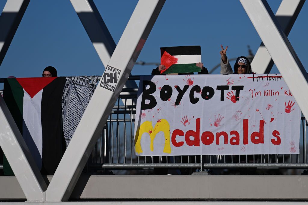 Edmonton Boxing Day Protest By Palestinians