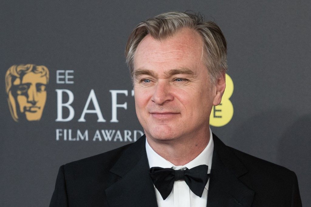 EE BAFTA Film Awards 2024 In LondonLONDON, UNITED KINGDOM - FEBRUARY 18, 2024: Christopher Nolan attends the EE BAFTA Film Awards ceremony at The Royal Festival Hall in London, United Kingdom on February 18, 2024. (Photo by WIktor Szymanowicz/NurPhoto) (Photo by WIktor Szymanowicz / NurPhoto / NurPhoto via AFP)
