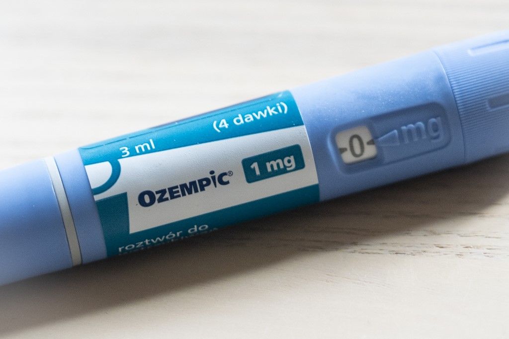 Ozempic Manufacturer Sued Over Side Effects Of Medication Used For Weight LossAn Ozempic (semaglutide) injection pen is seen on a kitchen table in Riga, Latvia on 06 August, 2023. (Photo by Jaap Arriens/NurPhoto) (Photo by Jaap Arriens / NurPhoto / NurPhoto via AFP)