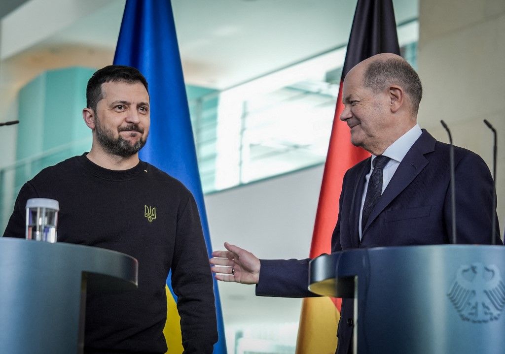 Federal Chancellor Scholz meets President Selenskyj
Ukrajna Németország ukrán német