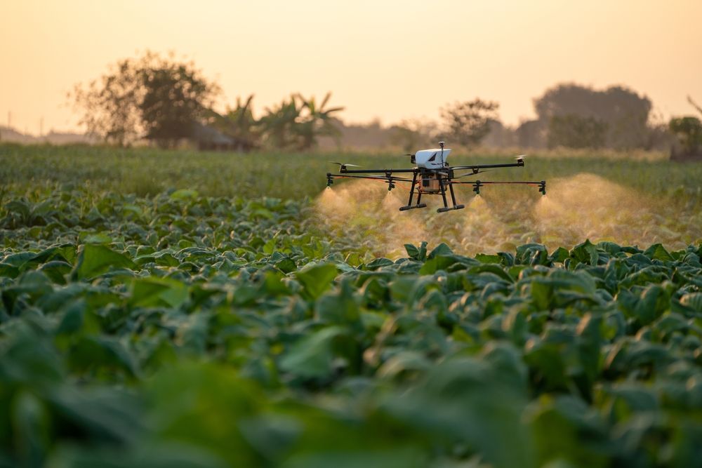 Agricultural,Drones,Are,On,The,Way,To,Spray,Fertilizer,In