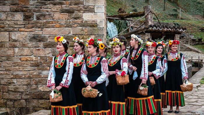 Etar,,Gabrovo,bulgaria,24,April,2021,lazarovden,Bulgaria.,Beautiful,Lazarvane,Girls,In