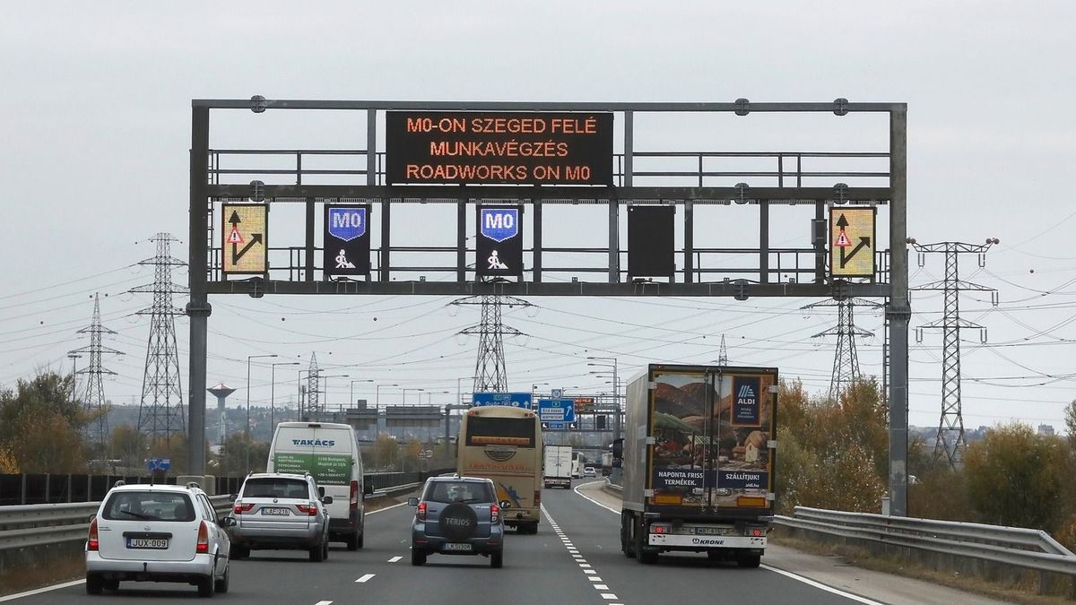 Forgalomkorlátozás lesz a következő napokban az M0-s és M2-es autópályán
