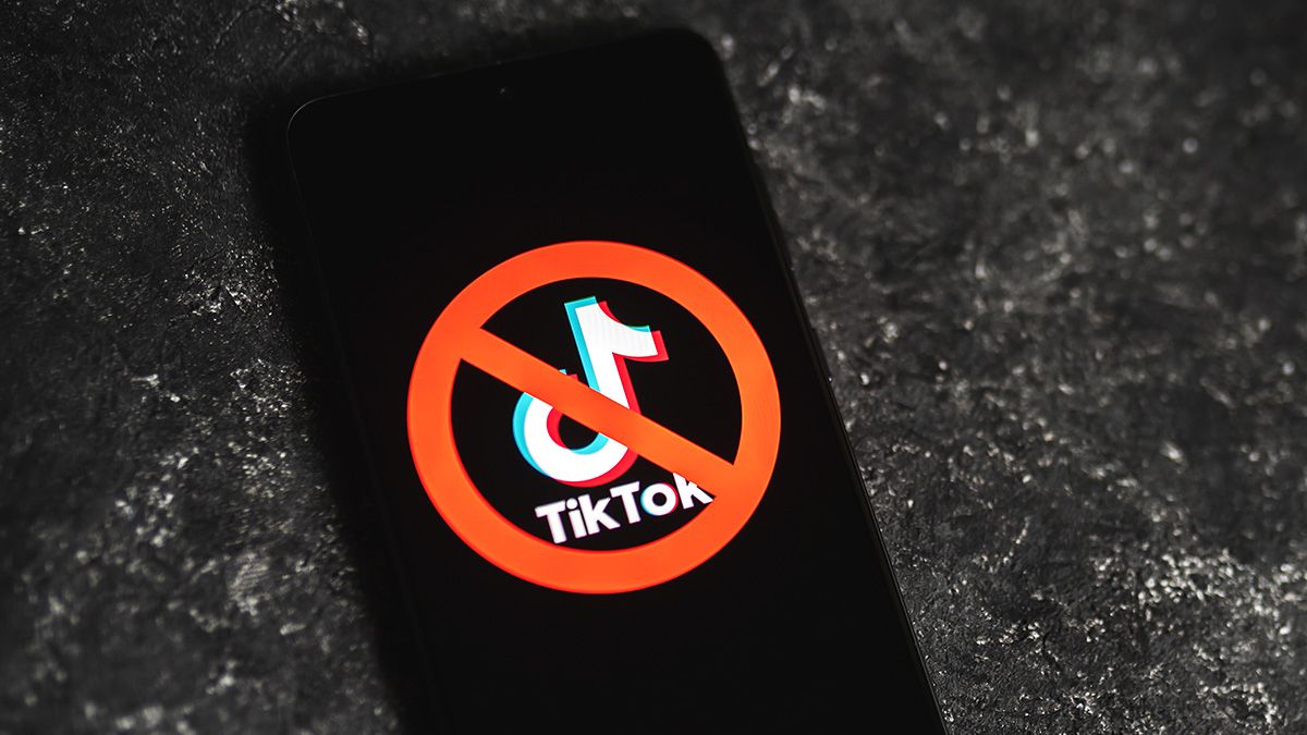 Tiktok,App,Logo,Crossed,Out,With,Red,Ban,Sign,Displayed