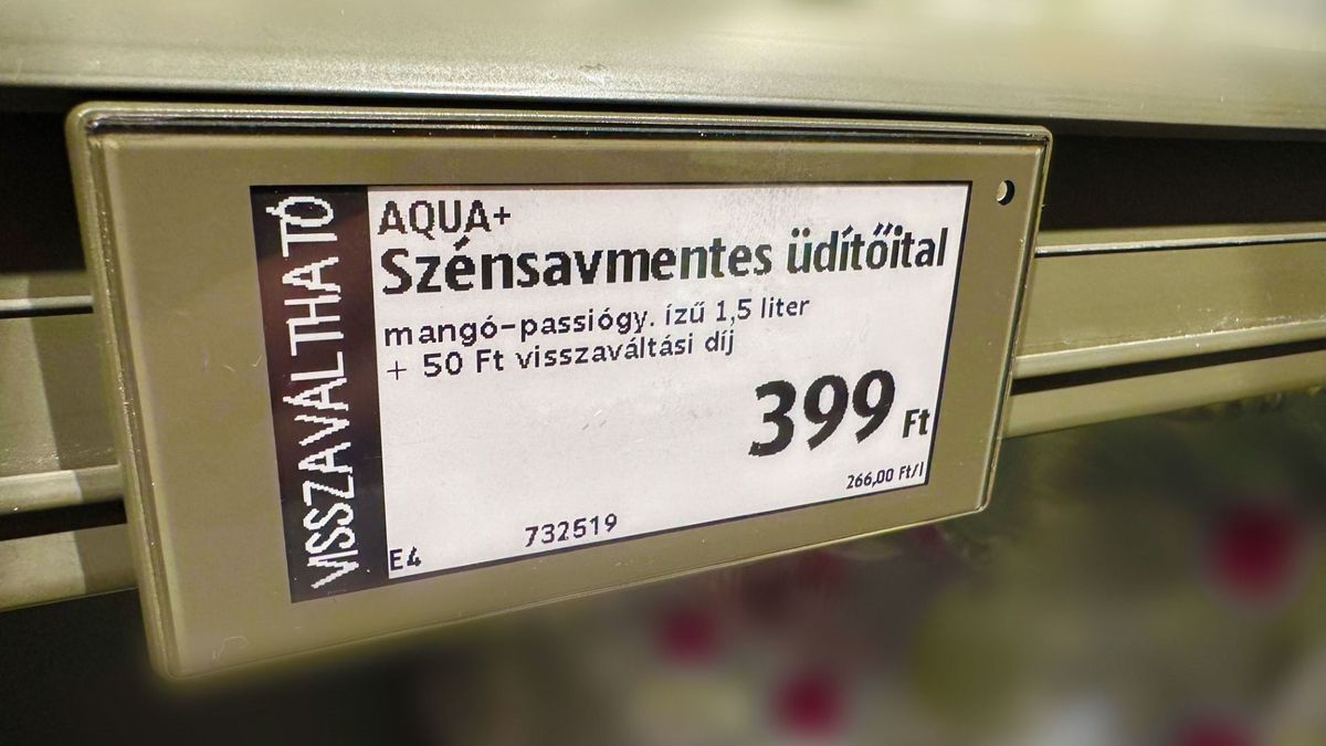 Új korszak: az egyik legnagyobb magyar boltnál már vissza lehet váltani a palackokat