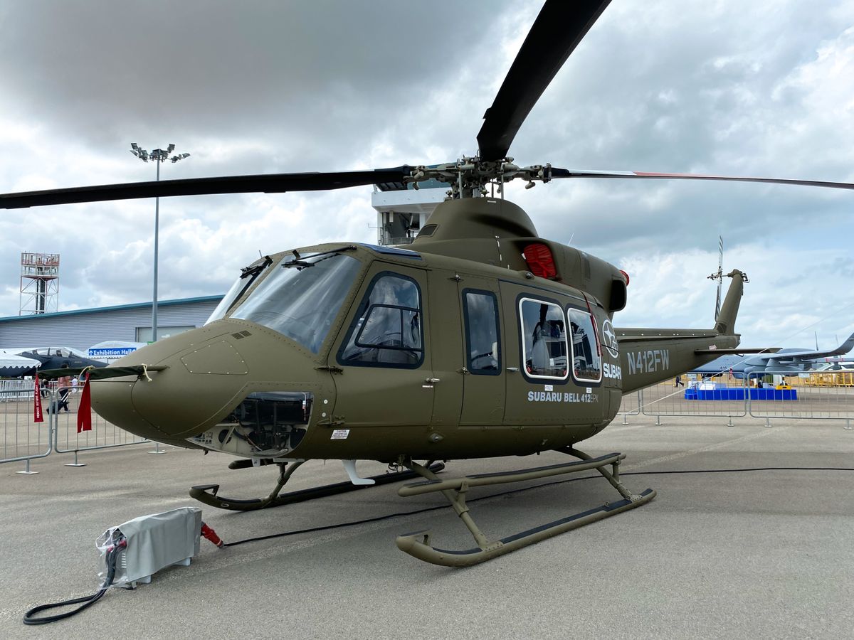 Singapore,-,Feb,12,,2020.,Subaru,Bell,412epx,Helicopter,Standing