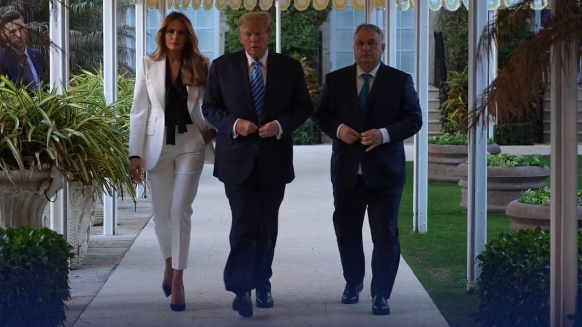 Beatles hasonmások, Pretty Woman – így vonult be Melania Trump, Donald Trump és Orbán Viktor