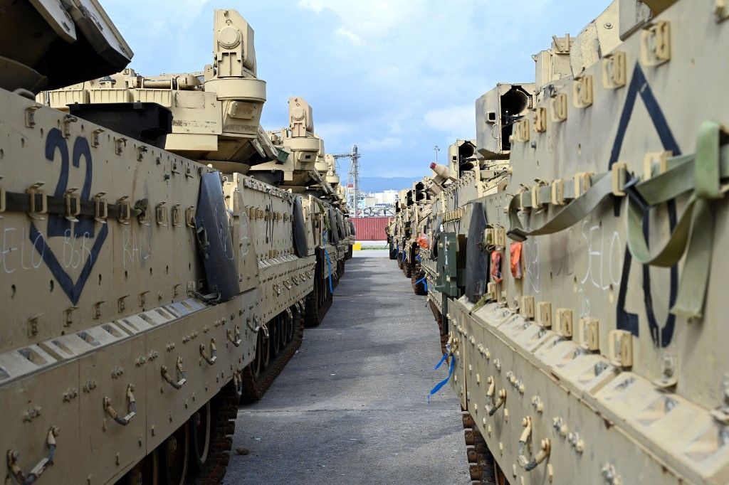 3rd Armored Brigade Combat Team, 4th Infantry Division Deployment at Port of Alexandroupolis, Greece
