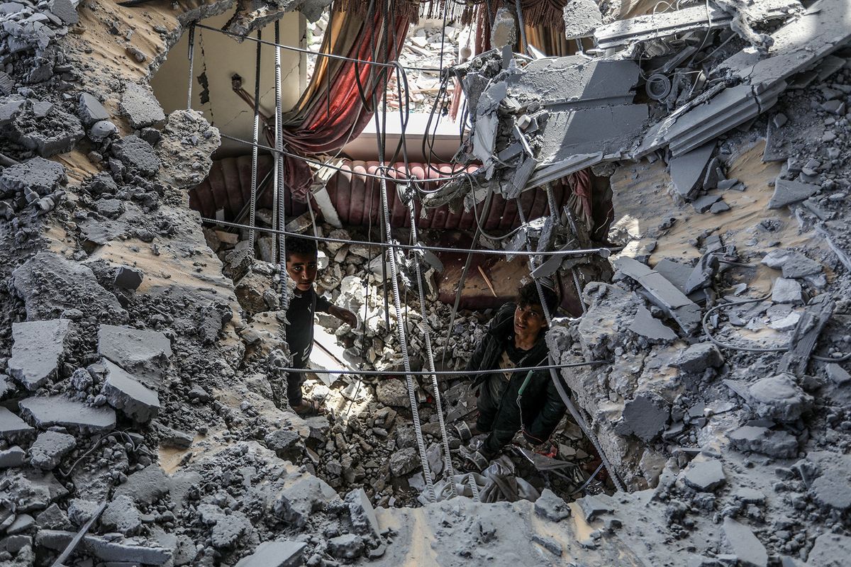 Israeli attacks Palestinian family's house in Gaza's Rafah