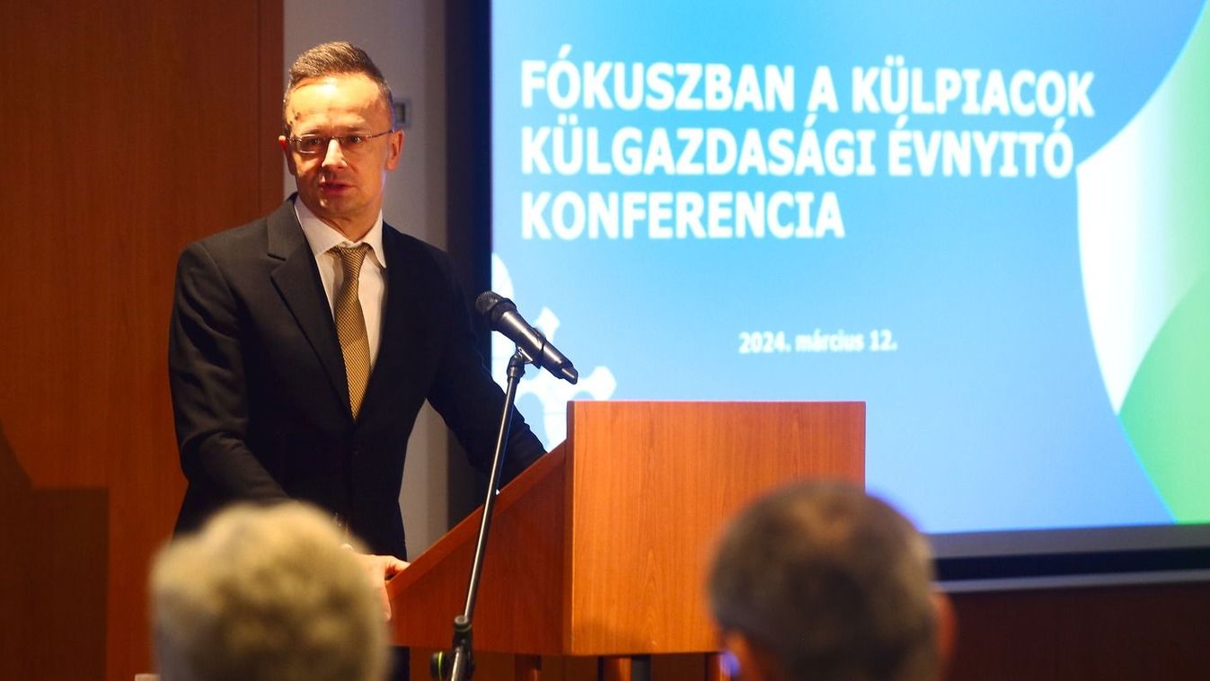 Szijjártó Péter: háromszorosára nőtt a magyar exportteljesítmény