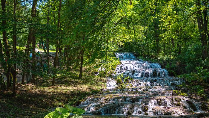 The,Waterfall,In,The,Szalajka,Valley,,Which,Is,Only,Known