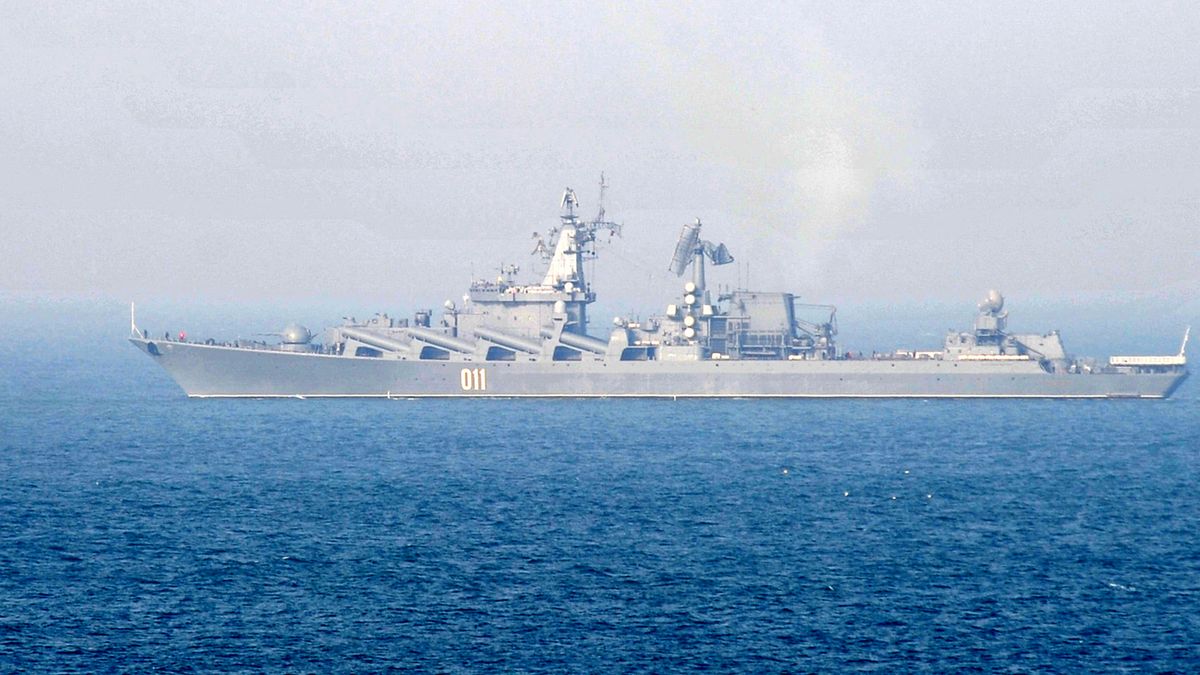 Russia end first joint naval exercises
missile cruiser Varyag
Russian navys Varyag missile cruiser sails back to a naval port in Qingdao city, east Chinas Shandong province after a naval parade during the China-Russia joint naval exercises, 26 April 2012.China and Russia ended their first joint naval exercises on Friday (27 April 2012), state media reported, amid regional tension over Beijings territorial claims. China deployed 16 naval vessels and two submarines for the six-day exercises off Chinas eastern coast while Russia dispatched four warships and three supply ships, it said. (Photo by Zhou kun qd / Imaginechina / Imaginechina via AFP)