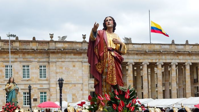 Bogota,,Colombia,-,April,15,,2022:,Good,Friday,Catholic,Holy