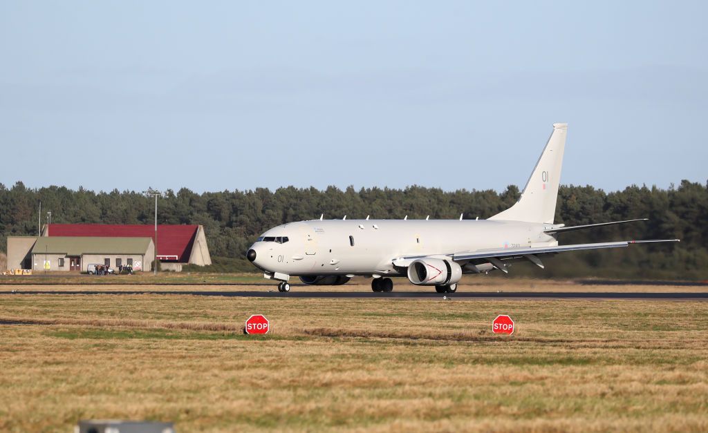 Poseidon aircraft arrives in Kinloss