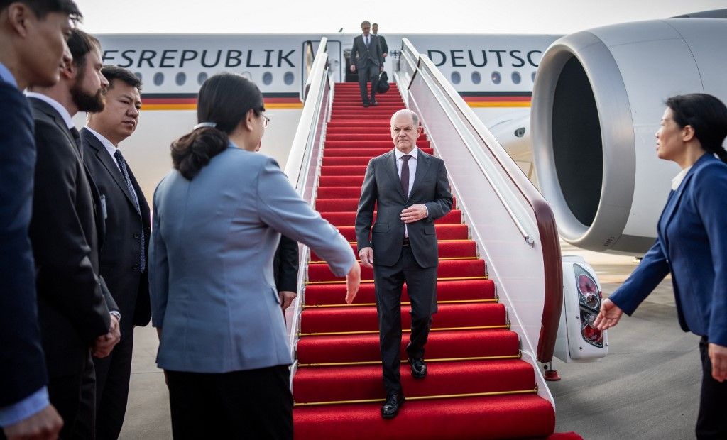 Chancellor Olaf Scholz in China