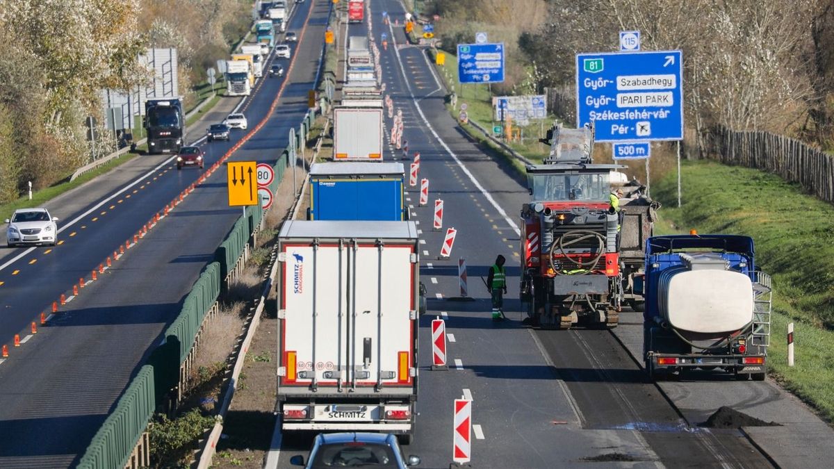 20231116 Győr
Az M1-es autópálya mindkét oldalán közel 40 kilométernyi rekonstrukció, felújítás.
Fotók: Rákóczy Ádám RÁ
Kisalföld