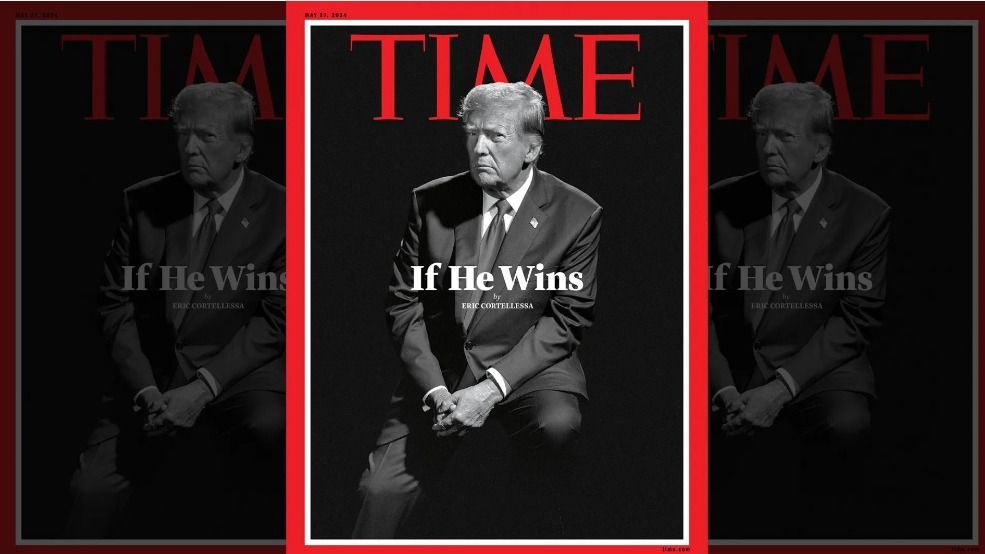 Donald Trump Time cover