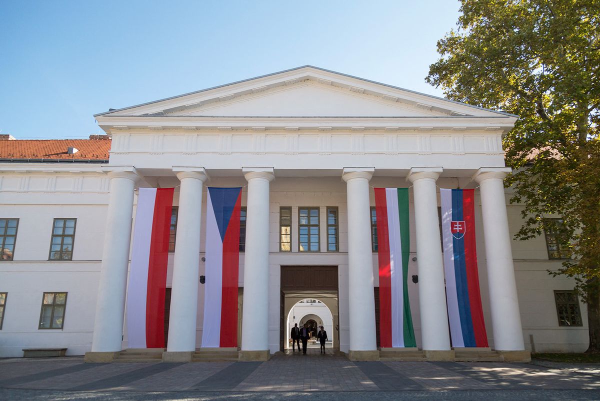 Meeting of heads of state of the Visegrad Group (V4) countries in Szekszard, Hungary on 13 October 2017. (Photo by Mateusz Wlodarczyk/NurPhoto) (Photo by Mateusz Wlodarczyk / NurPhoto / NurPhoto via AFP)