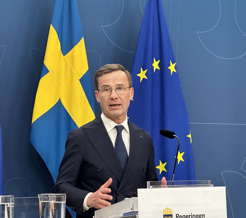 Sweden to send NATO troops to Latvia

svéd miniszterelnök

Ulf Kristersson