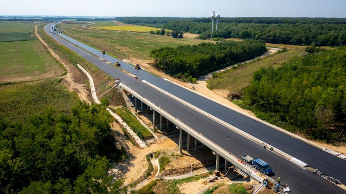 Hamarosan átadják az M6-os autópálya befejező, baranyai szakaszát