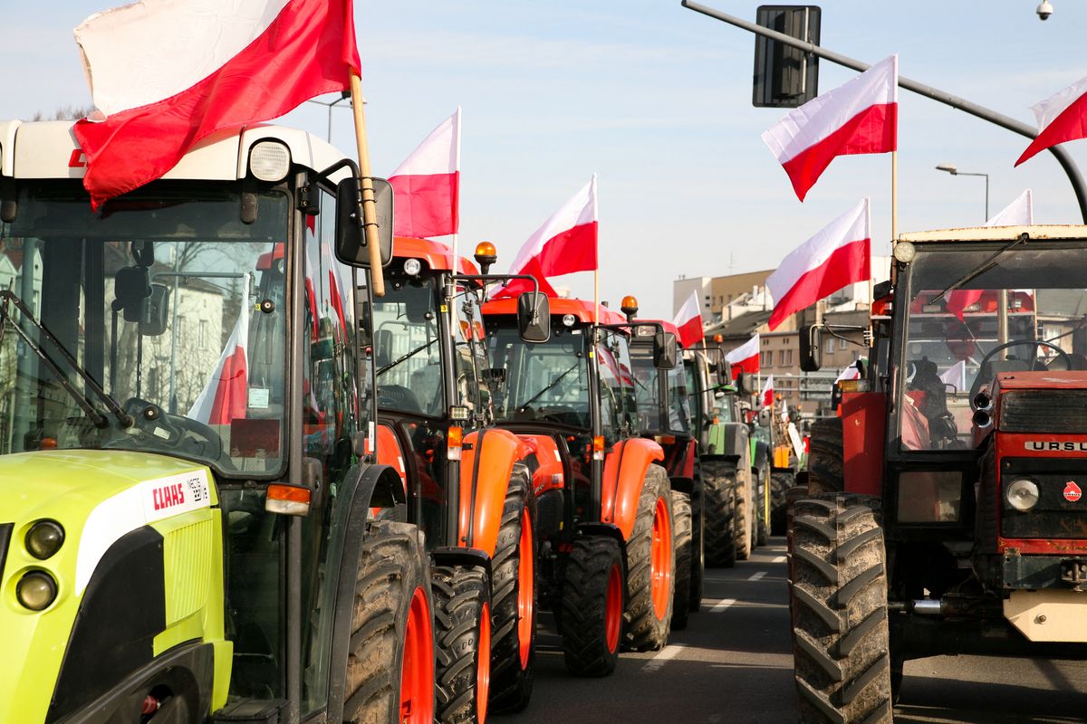 Farmers' Protest In Krakow
ukrán gabona