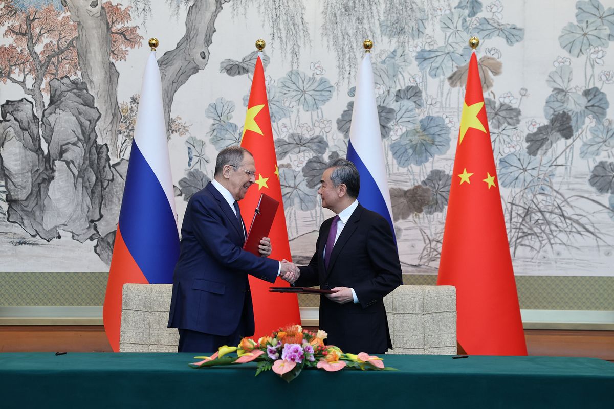 CHINA-BEIJING-WANG YI-RUSSIAN FM-TALKS (CN)
Kína, orosz-ukrán háború