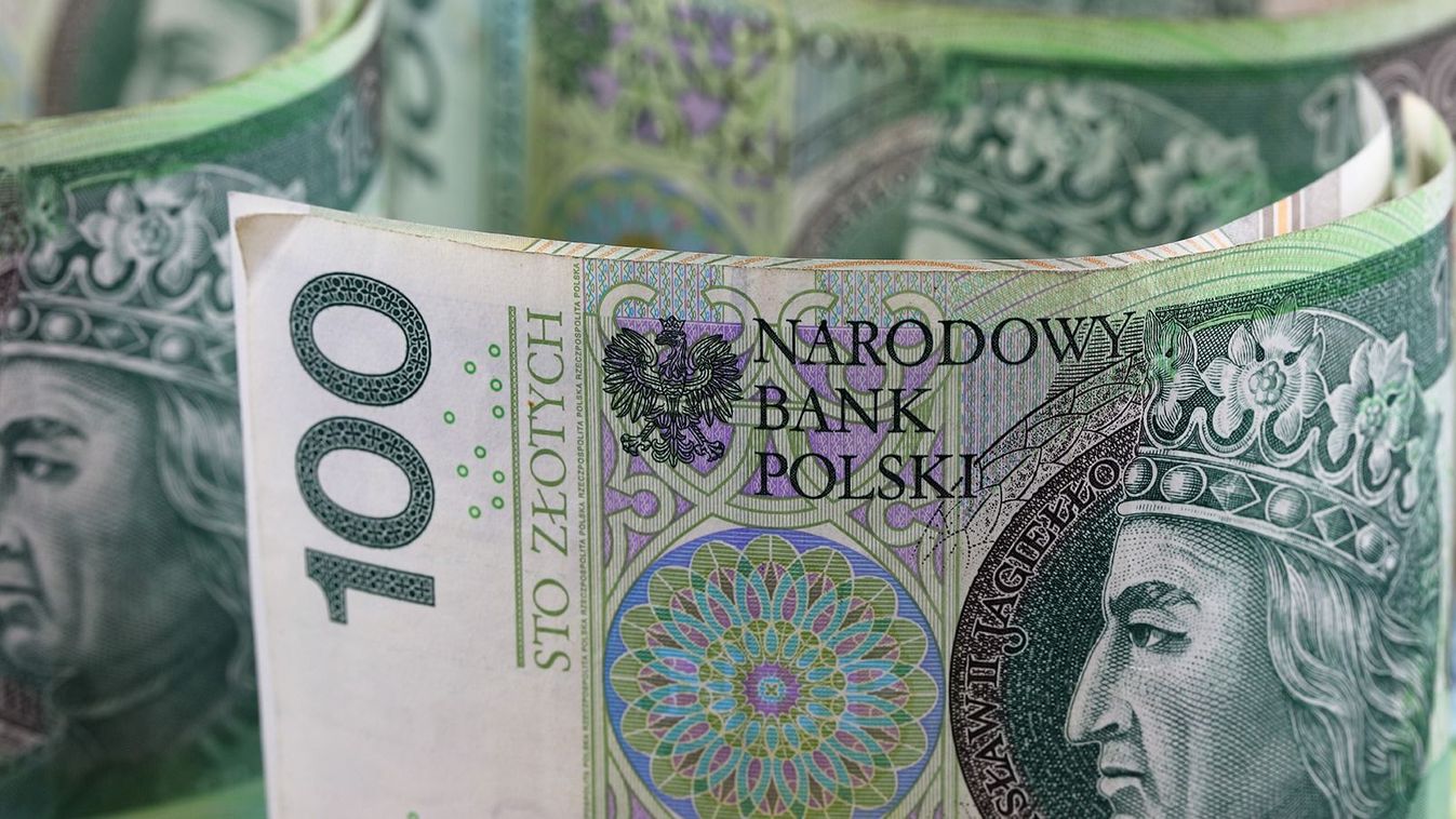 Polish,Money.,Polish,Zloty,Banknotes.,This,Can,Be,Used,To lengyel jegybank