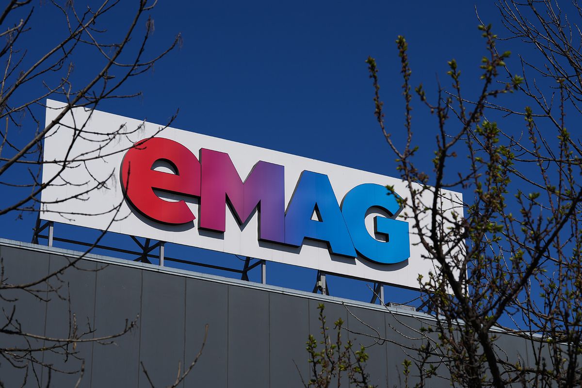 The,Logo,Sign,Of,Emag,Online,Retail,Shop,Store,In