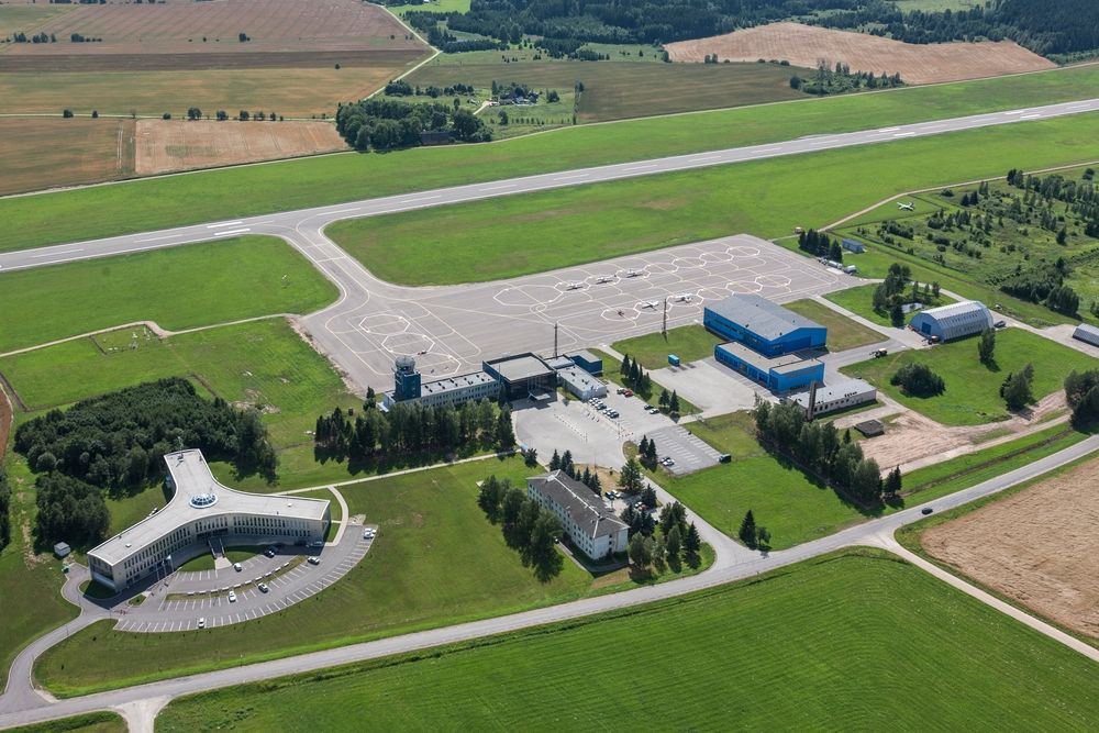 Aerial,View,,Small,Airport,Near,Tartu,In,Estonia.
Oroszország