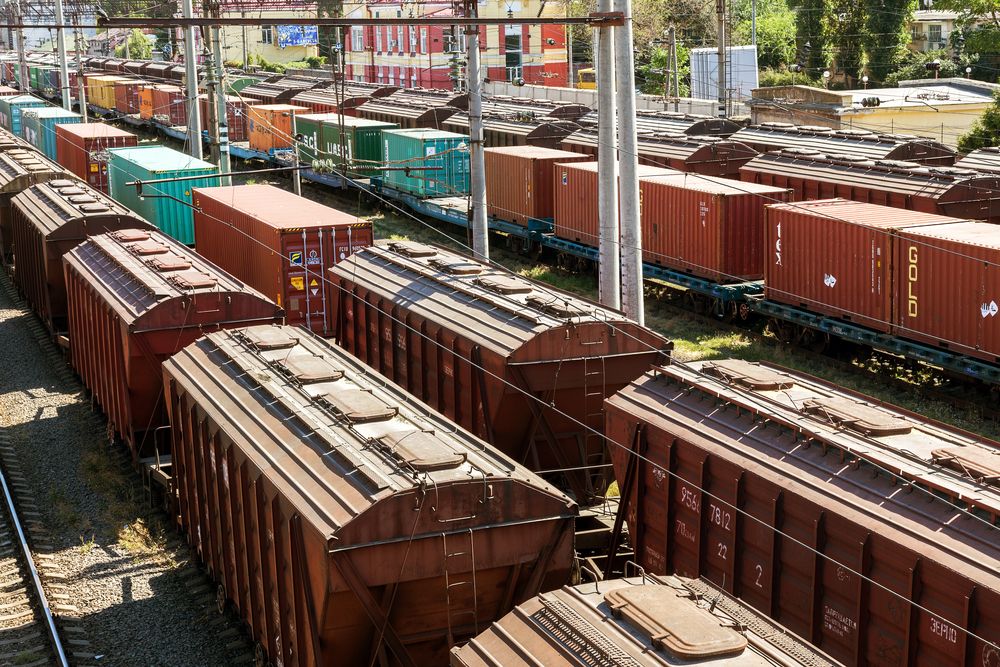 Odessa,,Ukraine,-,14,August,2017:,Railway,Wagons,With,Cargo, Brüsszel, ukrán gabona