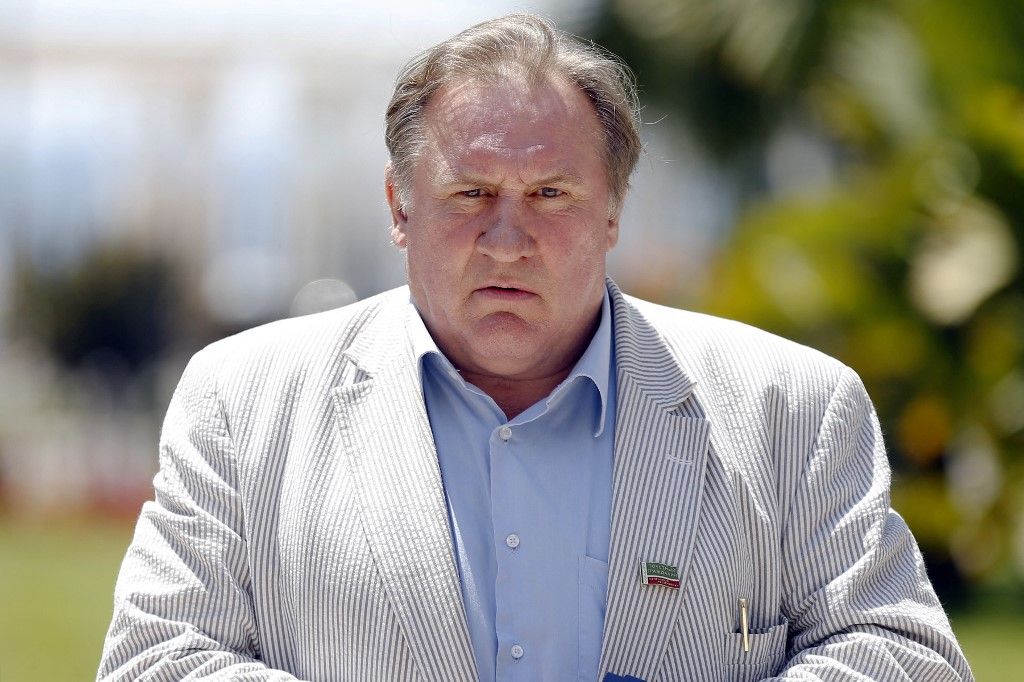 (FILES) French actor and newly-minted Russian citizen Gerard Depardieu poses on June 6, 2013 after holding a press conference dedicated to the launch of the first Russian film festival in Nice, in southeastern France. French police summoned Depardieu over suspected sexual assault, a police source said on April 29, 2024. Depardieu already faces a rape charge and sexual assault investigation, as well as claims of assault by more than a dozen women -- all of which he has strongly denied. (Photo by Valery HACHE / AFP)
Gérard Depardieu 