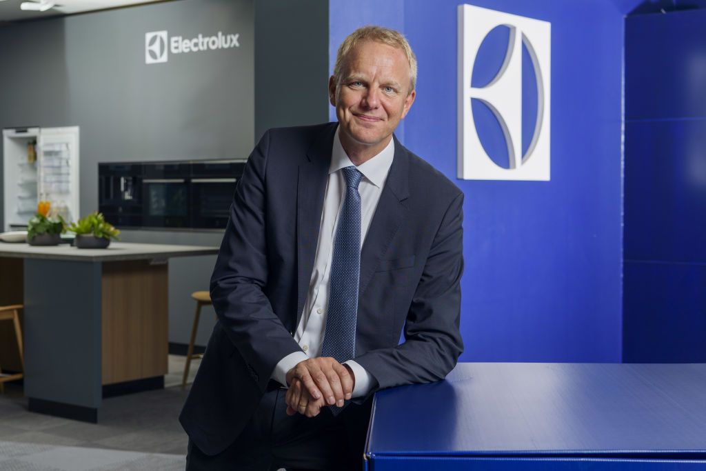 Electrolux AB CEO Jonas Samuelson Interview As Company Celebrates 100th AnniversaryJonas Samuelson, chief executive officer of Electrolux AB, poses for a photograph following an interview at the company's headquaters in Stockholm, Sweden, on Thursday, Aug. 29, 2019. Regarding the recent escalation in the trade conflict, Samuelson said the company has "been through various stages of tariff increases over the last several quarters and so far we've been able to pass those cost increases on through higher pricing." Photographer: Mikael Sjoberg/Bloomberg via Getty Images