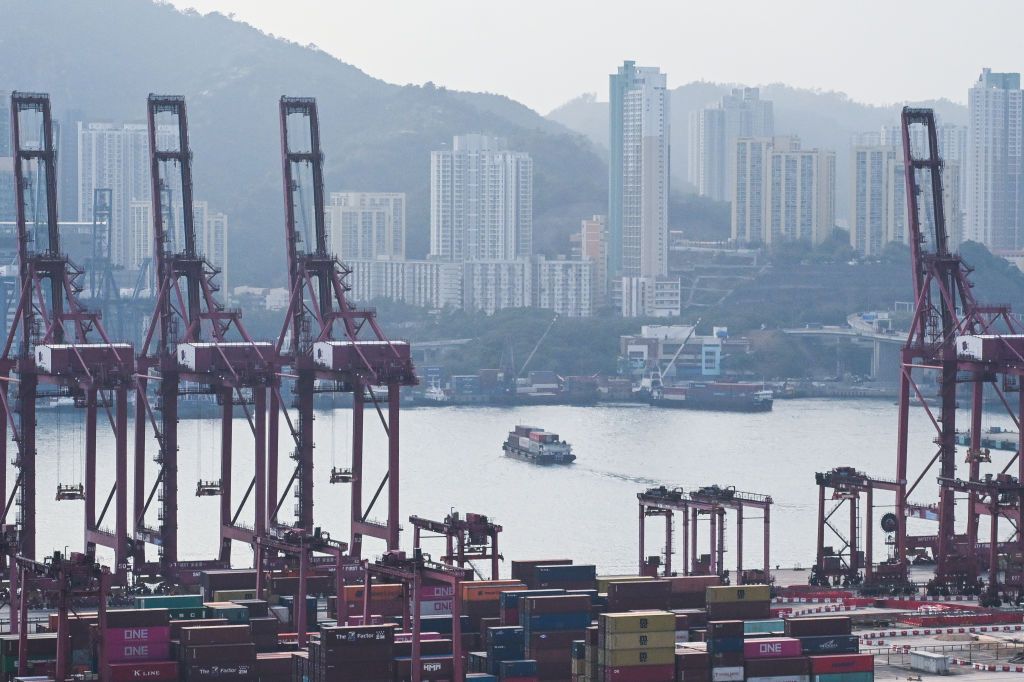 Hong Kong Port Ahead of Budget Announcement