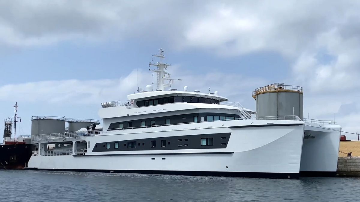 Wayfinder bill gates
Gibraltar Yachting / Youtube
Bill Gates Wayfinder luxusjachtja.