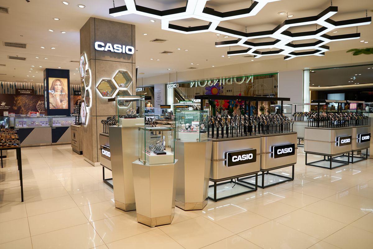 Phuket,,Thailand,-,April,30,,2023:,Casio,Watches,Displayed,At