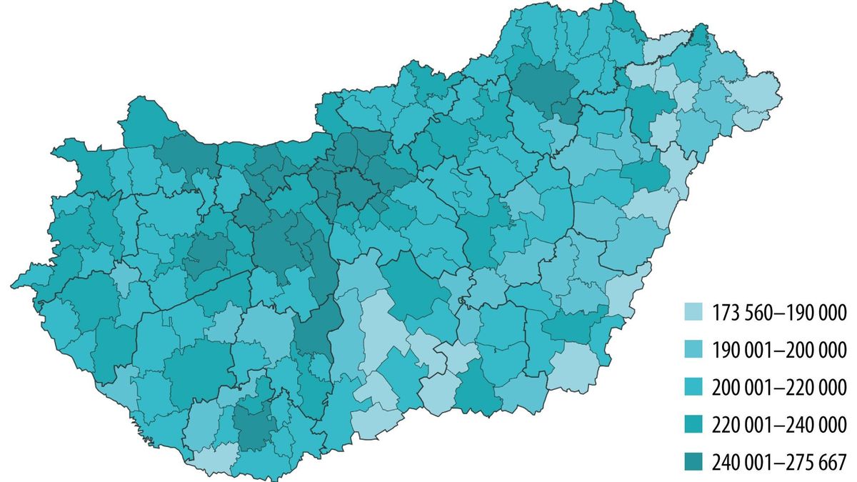 Budán 315 ezer, Kisteleken 173 ezer forint az öregségi nyugdíj átlaga – térképen az országos rangsor