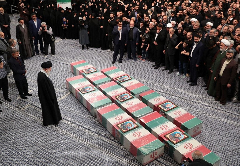 Funeral ceremony held for Iranians killed in Israeli attack on Iranian consulate in Syria