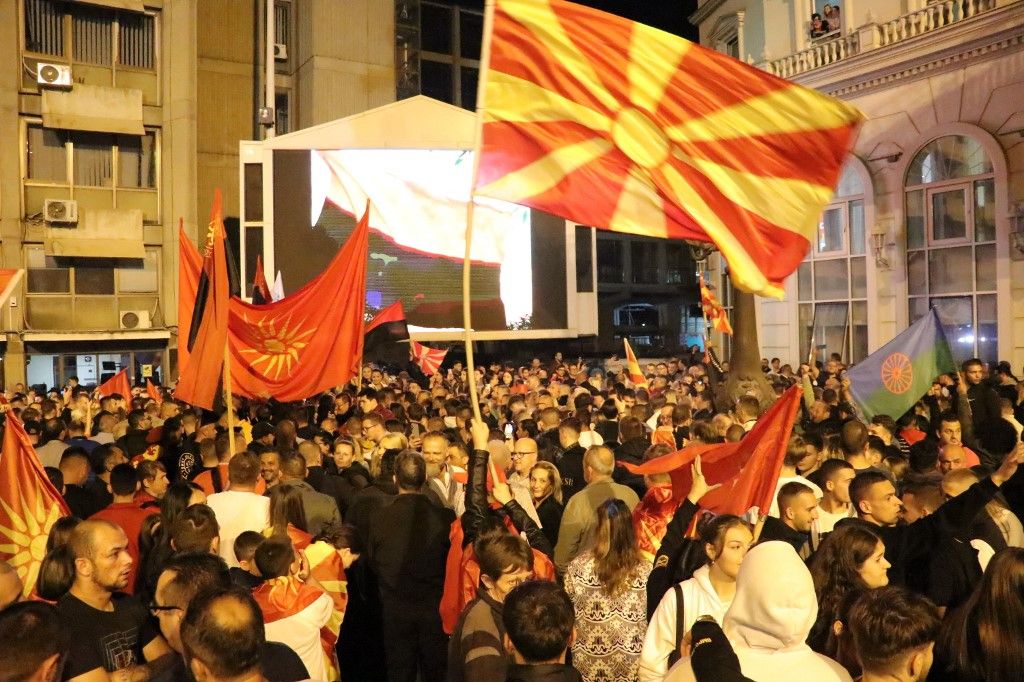 North Macedonia’s opposition declares victory in elections
észak-macedónia
