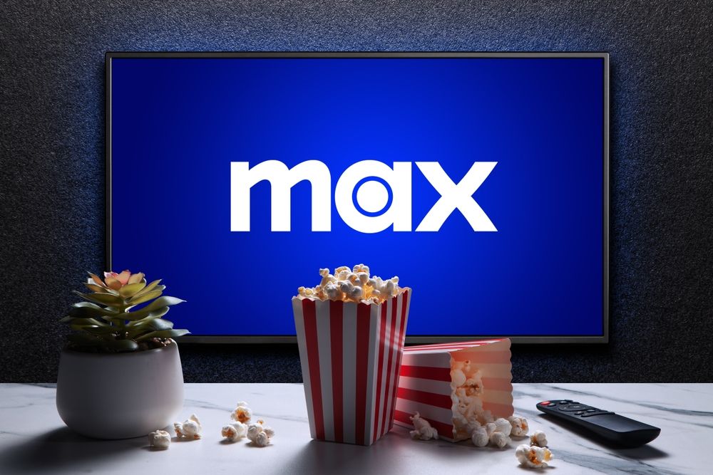 Max,Or,Hbo,Max,Logo,On,Tv,With,Popcorn,Boxes,