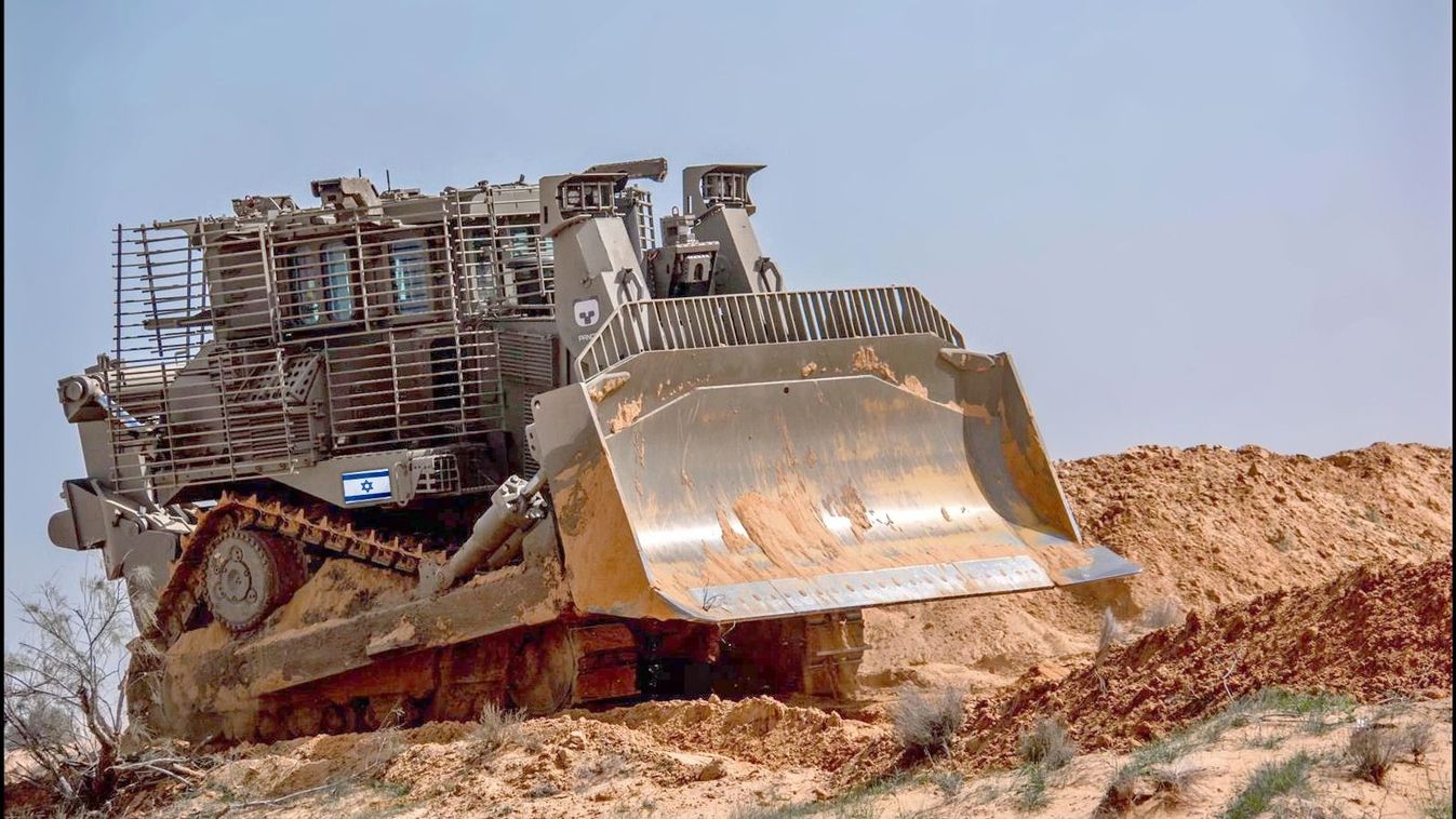 Robotbulldózert is bevet Izrael Gázában