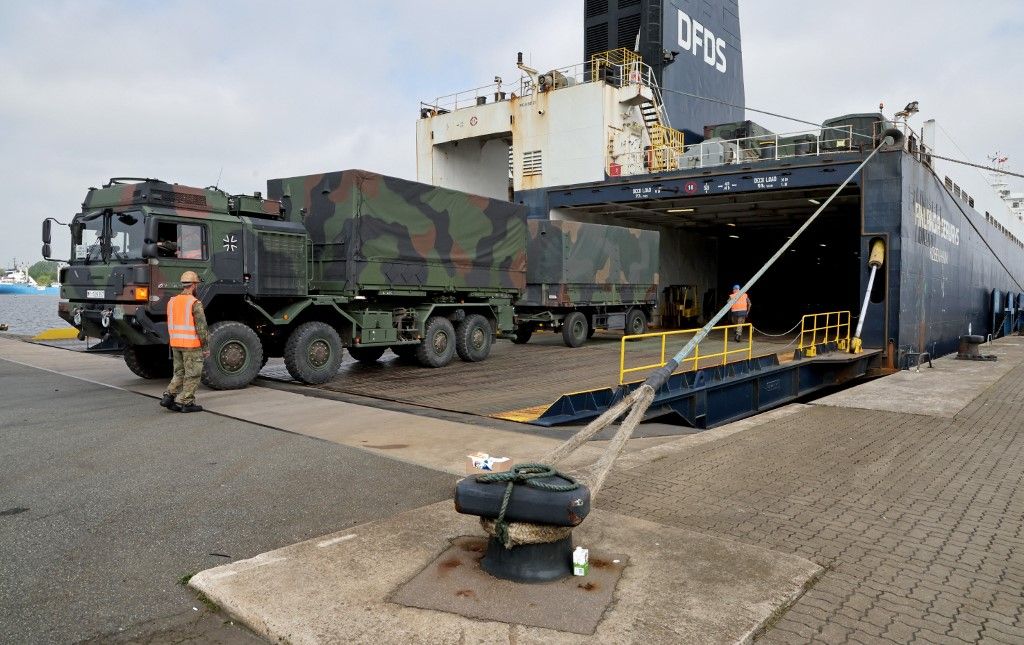 Loading of Patriot weapon system for German-Finnish exercise
orosz-ukrán háború